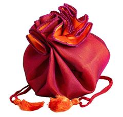 Picture of Rose Beutel fuchsia/orange