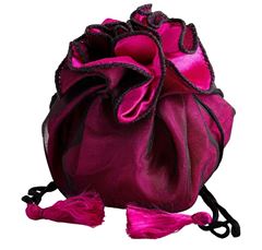 Picture of Rose Beutel schwarz/fuchsia