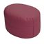 Immagine di Meditationskissen Classic OVAL Höhe 21 cm in Weinrot von Lotus Design