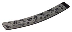 Image de Räucherstäbchenhalter Blume Black Stone graviert 25x4