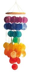 Picture of Muschelmobile regenbogenfarben 15x60cm