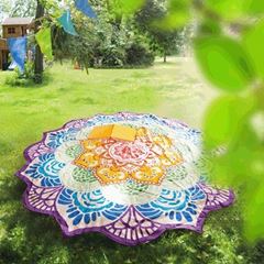 Image de Decke Mandala in Chakrafarben