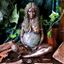 Bild von Spirituelle Statue Gaia - Erdmutter, 30cm, bronzefarben
