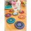 Bild von Speckstein-Untersetzer Chakra, 7er Set