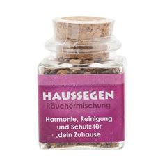 Bild von Räuchermischung Haussegen , 50 ml Glas