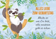 Picture of Faltkarte Alles Liebe zum Geburtstag -Bleibe so wie Du bist, alle anderen gib