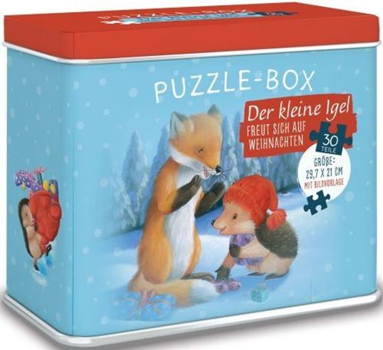 Bild von Puzzle-Box - Der kleine Igel freut sichauf Weihnachten