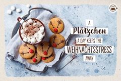 Bild von A Plätzchen a day keeps theWeihnachtsstress away