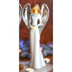 Bild von Engel der Anmut klein mit Silberflügeln, H ca. 23 cm