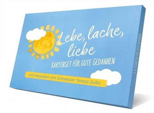 Image sur Zukic T: Lebe, lache, liebe-Kartensetfür gute Gedanken