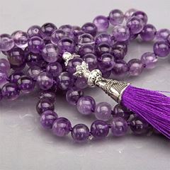 Picture of Amethyst-Mala-Kette, 108 Perlen