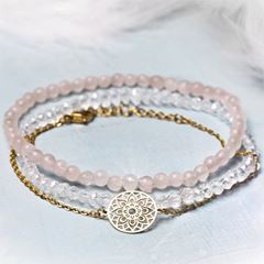 Immagine di Edelstein-Armband-Set Mandala des Glücks, 3 Armbänder