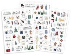 Image de Sticker-Set Weihnachten