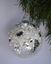 Bild von Nordische Weihnachtskugel aus Glas, Silber