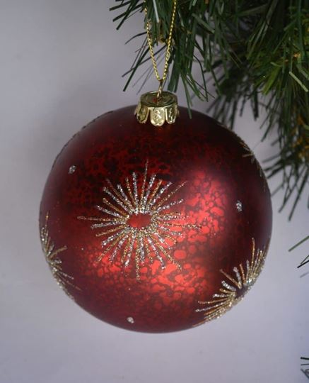 Image sur Nordische Weihnachtskugel aus Glas, Gemischt