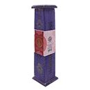 Immagine di Räucherstäbchenhalter Turm Hand of Fatima Holz violett 30x8cm