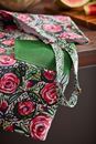 Picture of Apron Cotton Rose Garden - Ulster Weavers