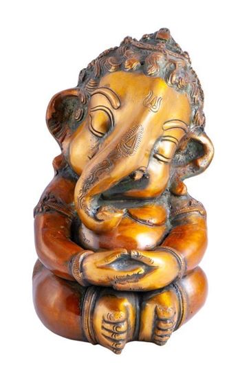 Image sur Ganesha Baby aus Messing,  21 cm
