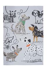 Picture of Dog Days Cotton Tea Towel - Ulster Weavers