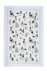 Immagine di Farmhouse Ducks Cotton Tea Towel - Ulster Weavers