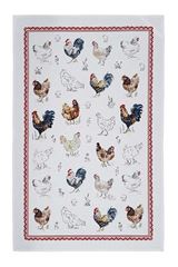 Immagine di Farm Birds Cotton Tea Towel - Ulster Weavers