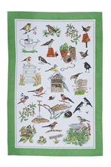 Immagine di Garden Birds Cotton Tea Towel - Ulster Weavers