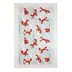 Picture of Foraging Fox Cotton Tea Towel - Ulster Weavers