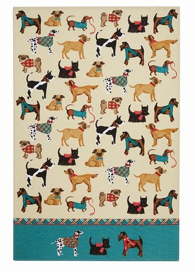 Picture of Hound Dog Cotton Tea Towel - Ulster Weavers