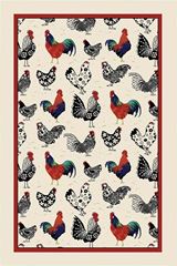 Picture of Rooster Cotton Tea Towel - Ulster Weavers