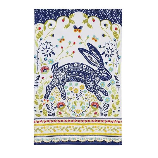 Picture of Woodland Hare Cotton Tea Towel - Ulster Weavers