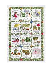 Picture of Gardeners Calendar Cotton Tea Towel - Ulster Weavers