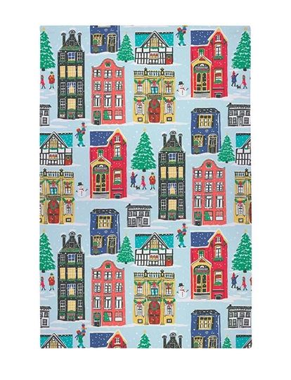 Image sur Christmas Houses Cotton Tea Towel - Ulster Weavers