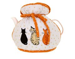 Picture of Cats In Waiting Muff Tea Cosy - Ulster Weavers