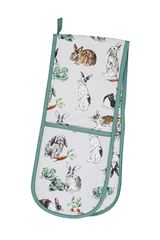 Immagine di Rabbit Patch Double Oven Glove - Ulster Weavers