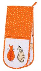 Picture of Cats In Waiting Double Oven Glove - Ulster Weavers