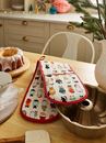 Immagine di Christmas CIW Double Oven Glove - Ulster Weavers