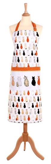 Image sur Cats In Waiting Cotton Apron - Ulster Weavers
