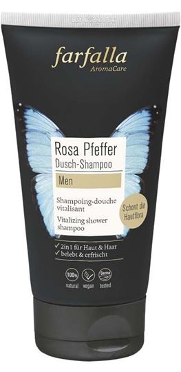 Bild von men, Rosa Pfeffer - Vitalisierendes Dusch-Shampoo von farfalla