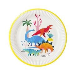 Picture of PARTY DINOSAUR PLATES, 23CM, 12PK