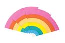 Picture of RAINBOW SHAPED NAPKIN, WITH FOIL (16PK)