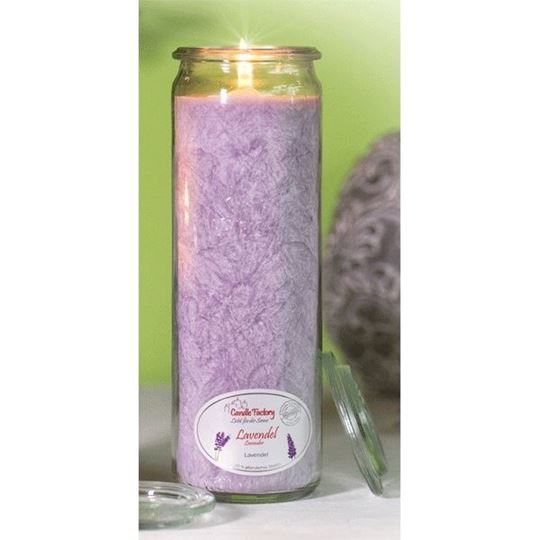 Image sur Duftkerze Lavendel in lila, gross