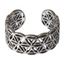 Image de Ring Blume des Lebens offen 1 cm, Silber