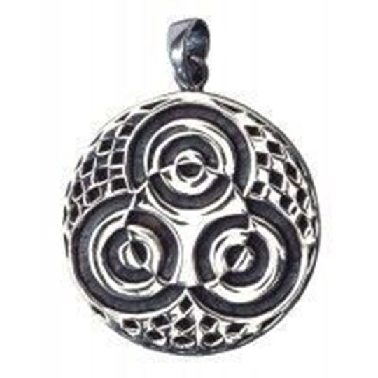 Immagine di Anhänger Kornkreis Ammersee 2.5 cm, Silber