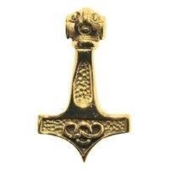 Picture of Anhänger Thors Hammer 3 cm, Messing