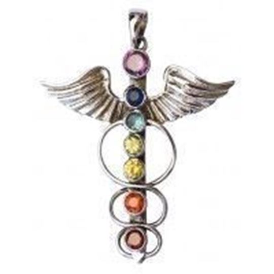 Bild von Anhänger Kundalini-Schlange 4 cm, Silber
