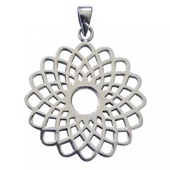 Bild von Anhänger Sahasrara 3 cm, Silber