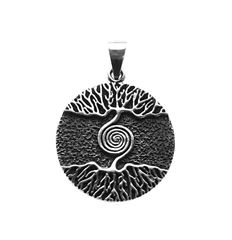 Immagine di Anhänger Lebensbaum/Spirale 3 cm, Silber