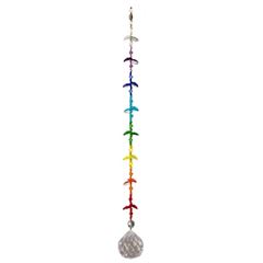 Image de Suncatcher Rainbow Wings 50 cm, Glas und Metall