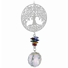 Picture of Crystal Sundrop Baum des Lebens 46 cm, Edelstahl und Glas