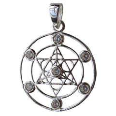 Immagine di Anhänger Merkabah 3 cm, Silber